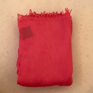 Vince camuto neon pink scarf